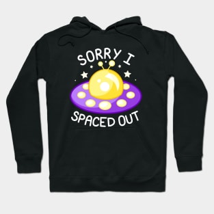 Sorry I Spaced Out - Yellow and Purple Hoodie
